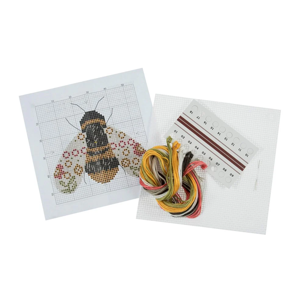 Counted Cross Stitch Kit: Bee - Image 2