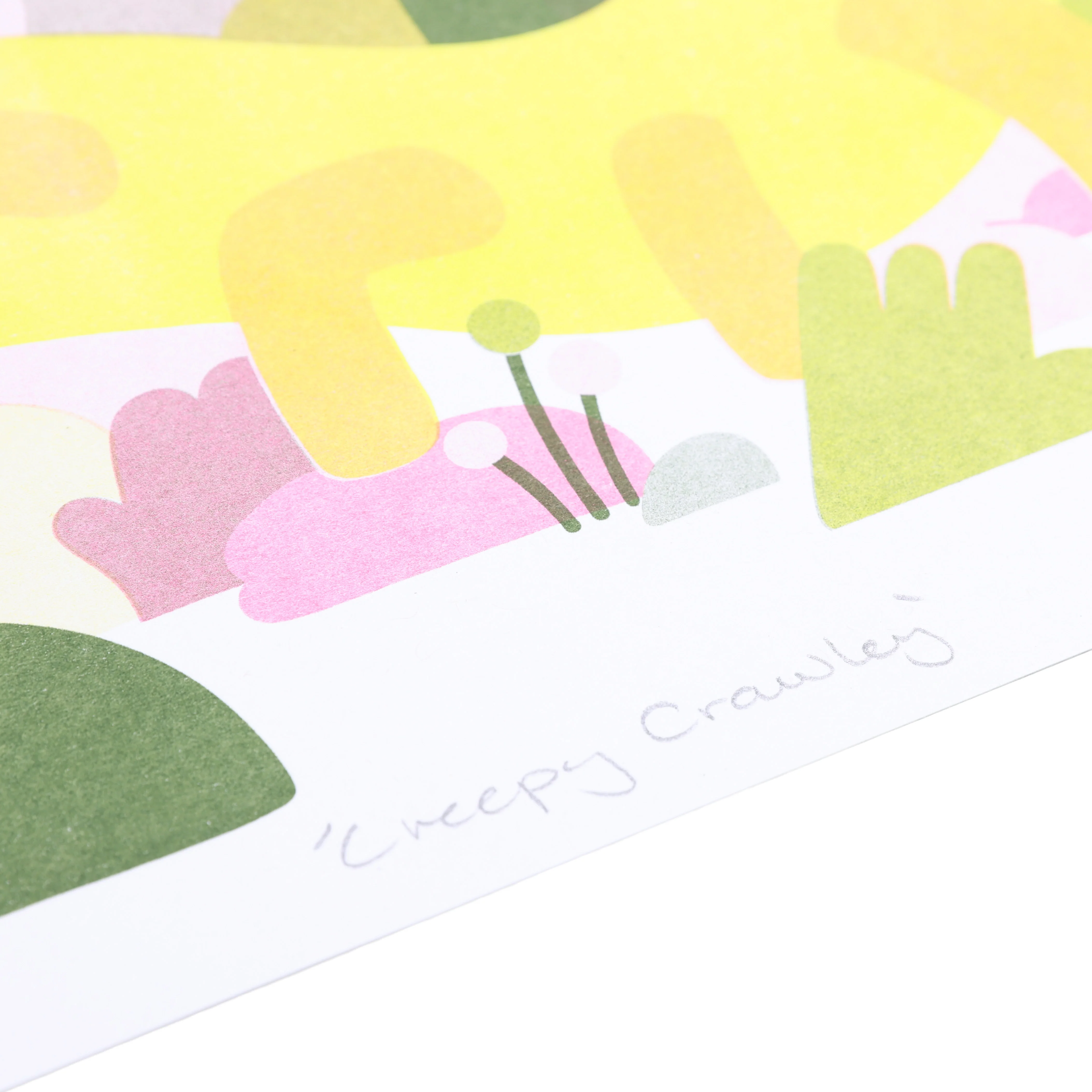 Creepy Crawly A3 Risograph Print - Image 2