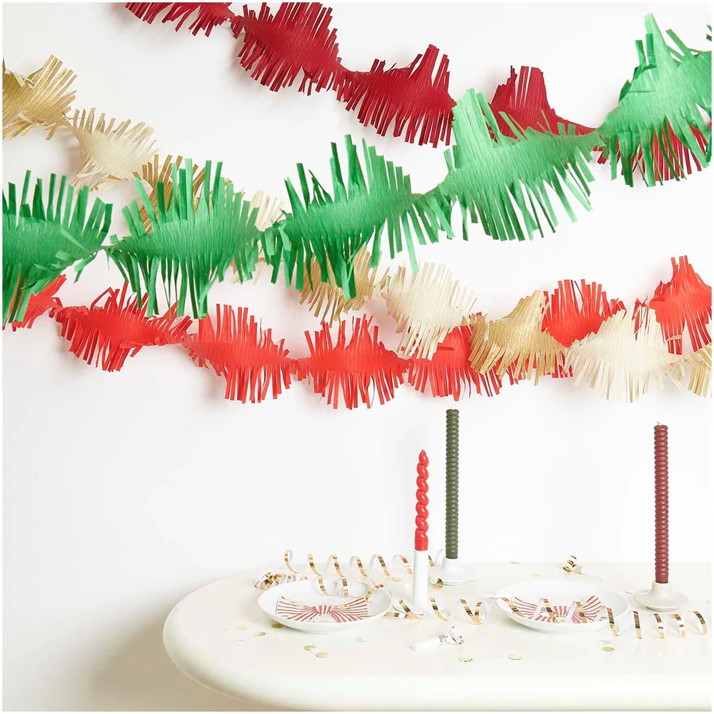 Rico Crepe Garlands Christmas Mix - Image 2