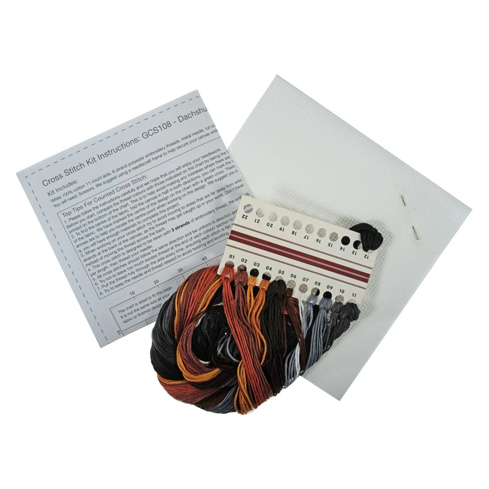 Cross Stitch Kit Large - Dachshund - Image 3