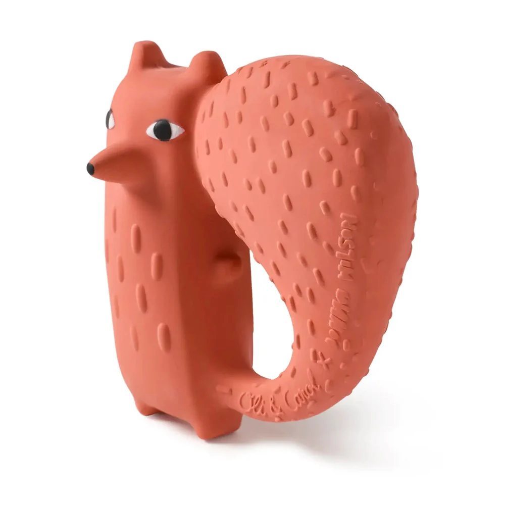 Cyril Squirrel Fox - Natural Baby Teether Oli&Carol - Image 2