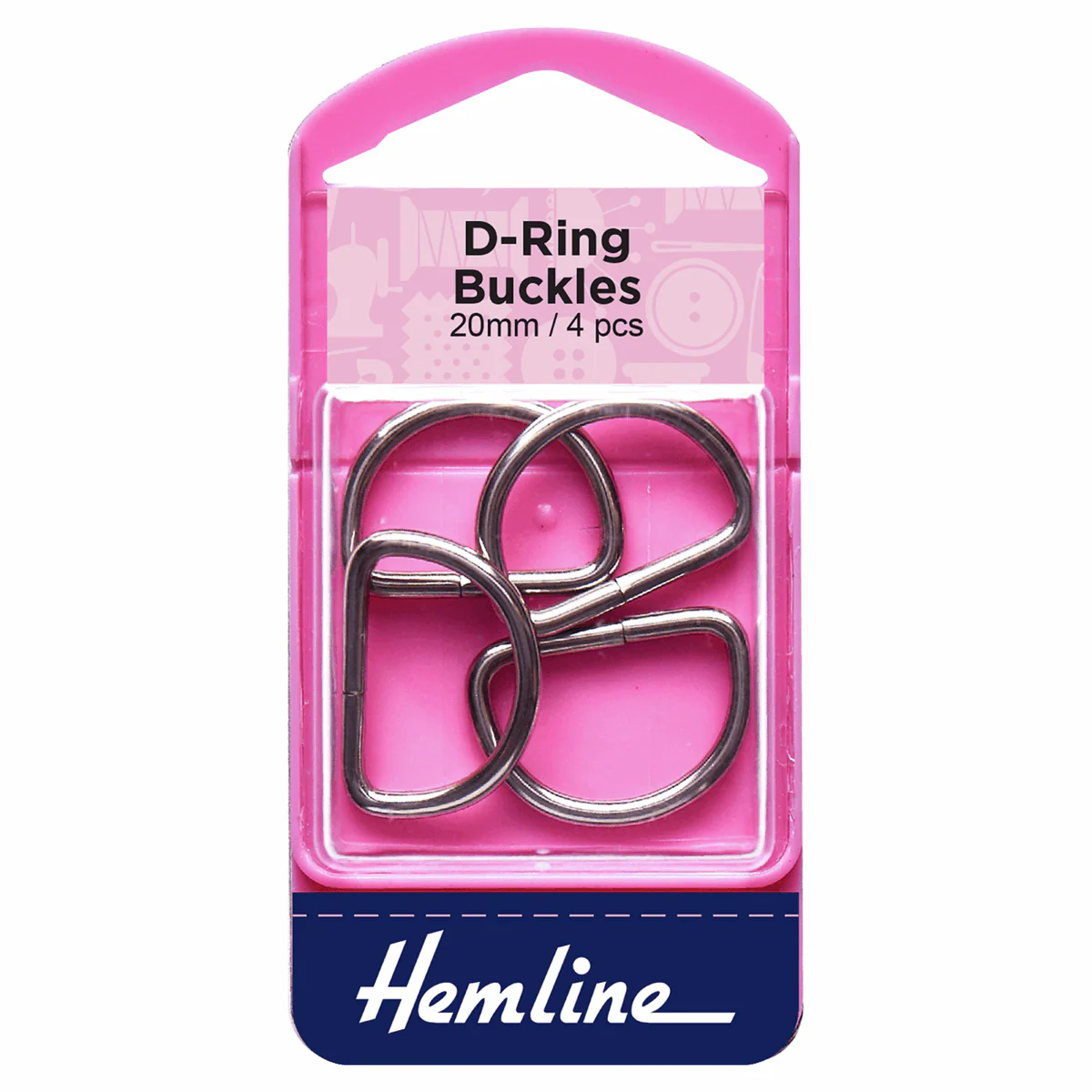 D Ring Buckles - Silver - Image 2
