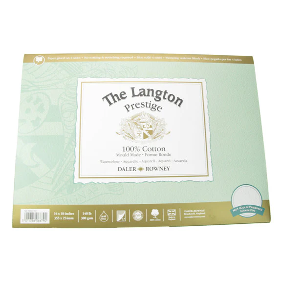 Langton Prestige Watercolour Cold Pressed Block - Image 3