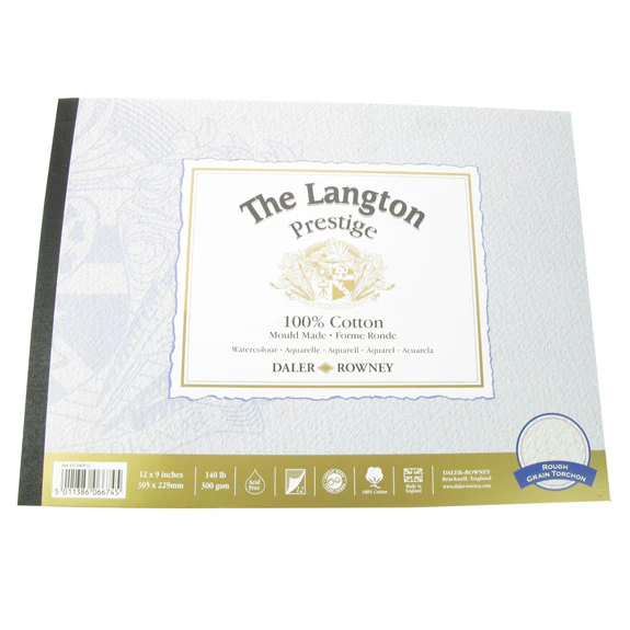 Langton Prestige Watercolour Pad Rough - Image 3