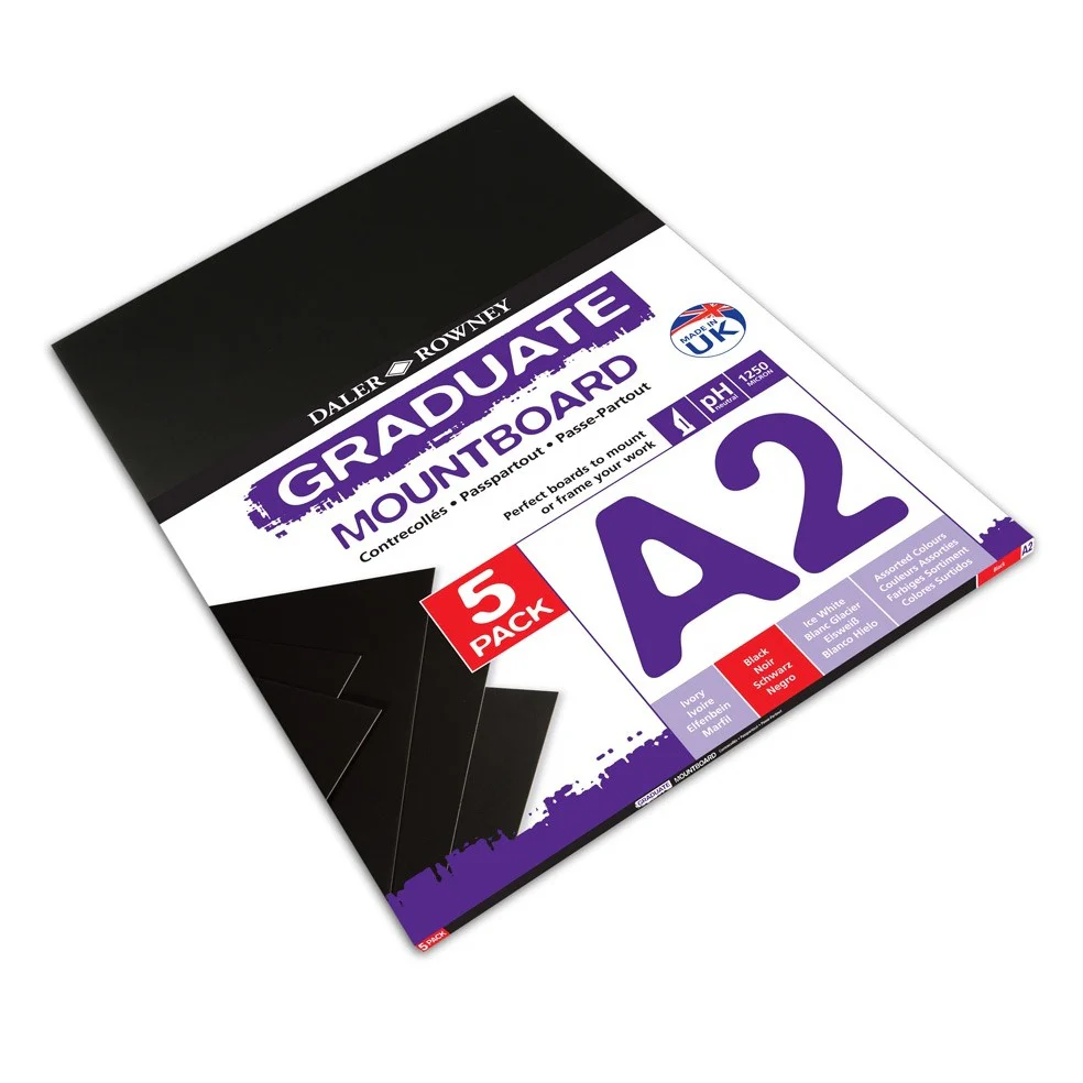 Daler Rowney A2 Graduate Mountboard 5 Pack - Image 5
