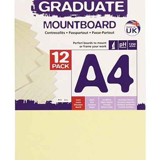 Daler Rowney A4 Graduate Mountboard 12 Pack - Image 3