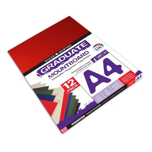 Daler Rowney A4 Graduate Mountboard 12 Pack - Image 4
