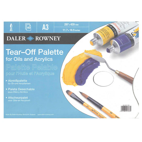 Daler Rowney Acrylic Tear-Off Palette - Image 3