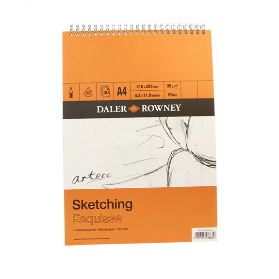 Daler Rowney Arteco Spiral Pad - Image 3