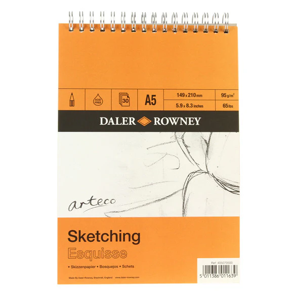 Daler Rowney Arteco Spiral Pad - Image 4