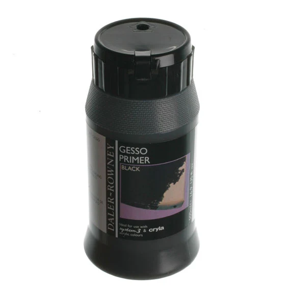 Daler Rowney Black Gesso Primer - Image 4