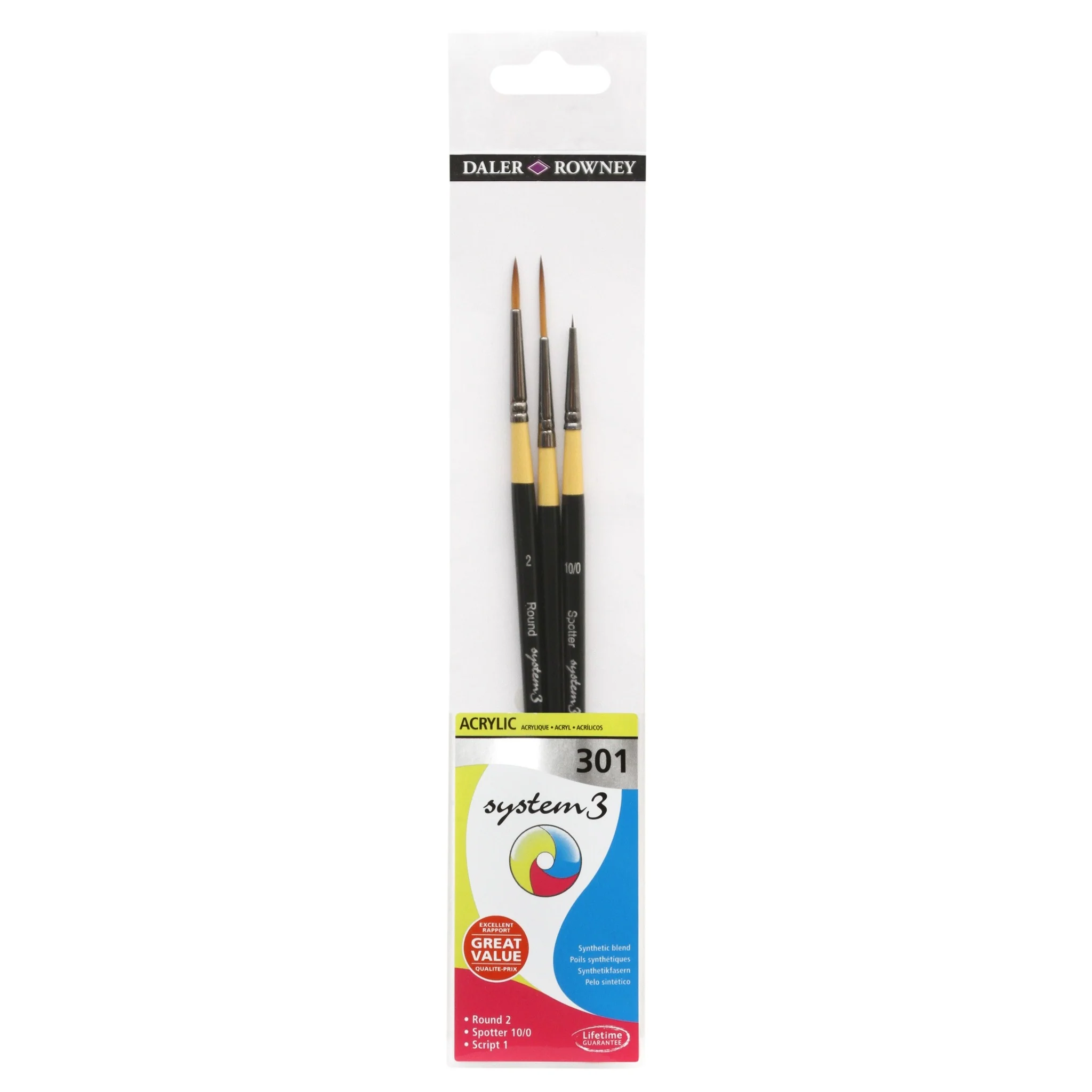 System3 Acrylic Brush Wallet Set 301