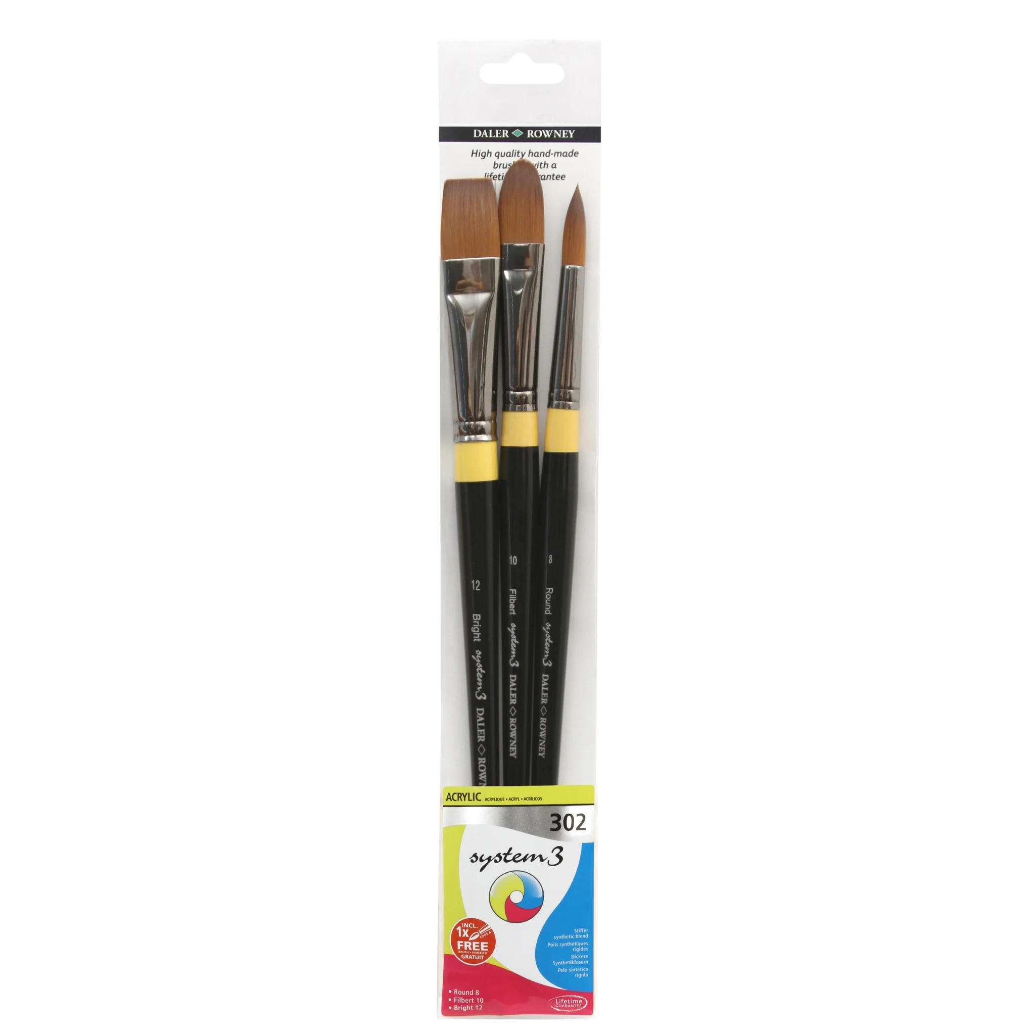 System3 Acrylic Brush Wallet Set 302