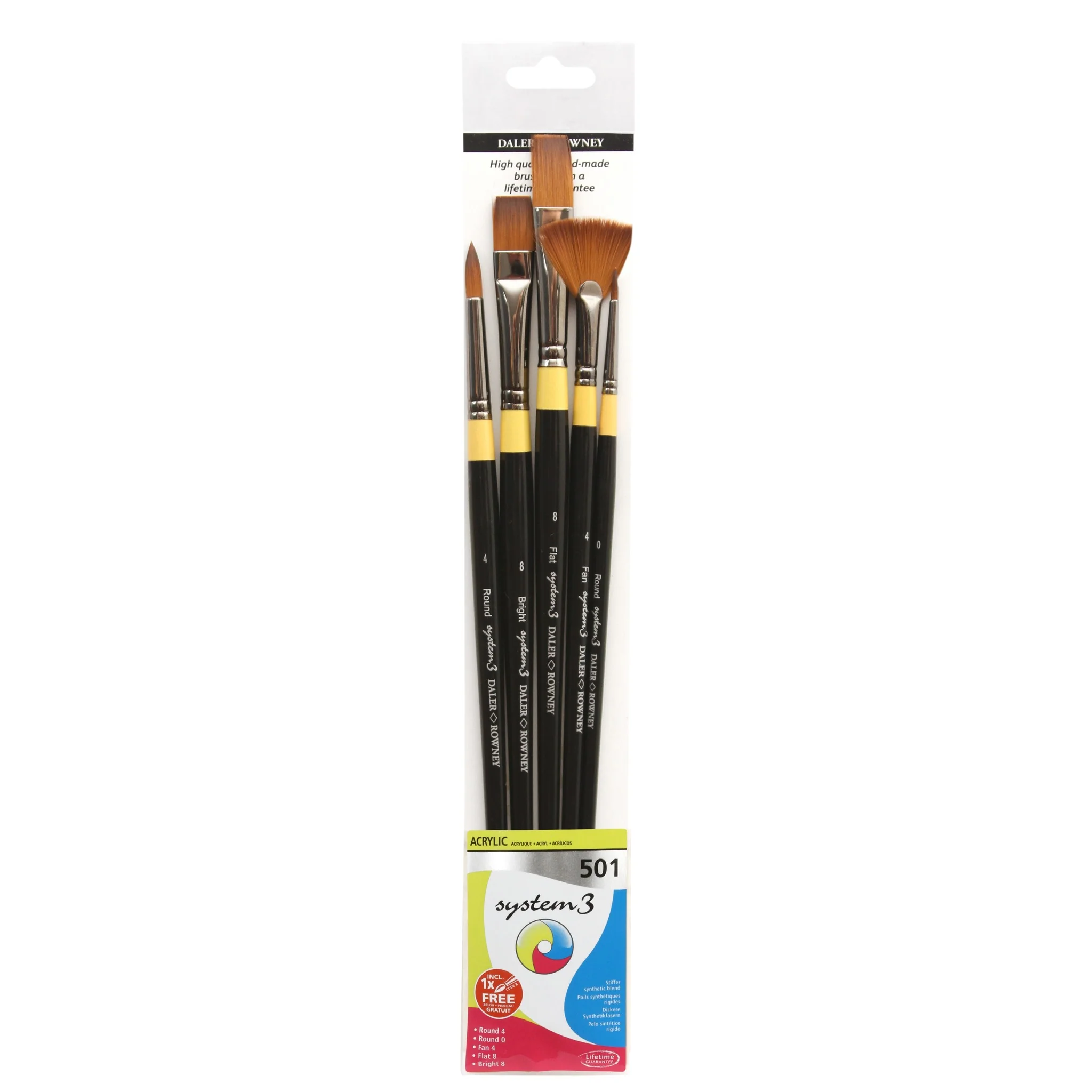System3 Acrylic Brush Wallet Set 501