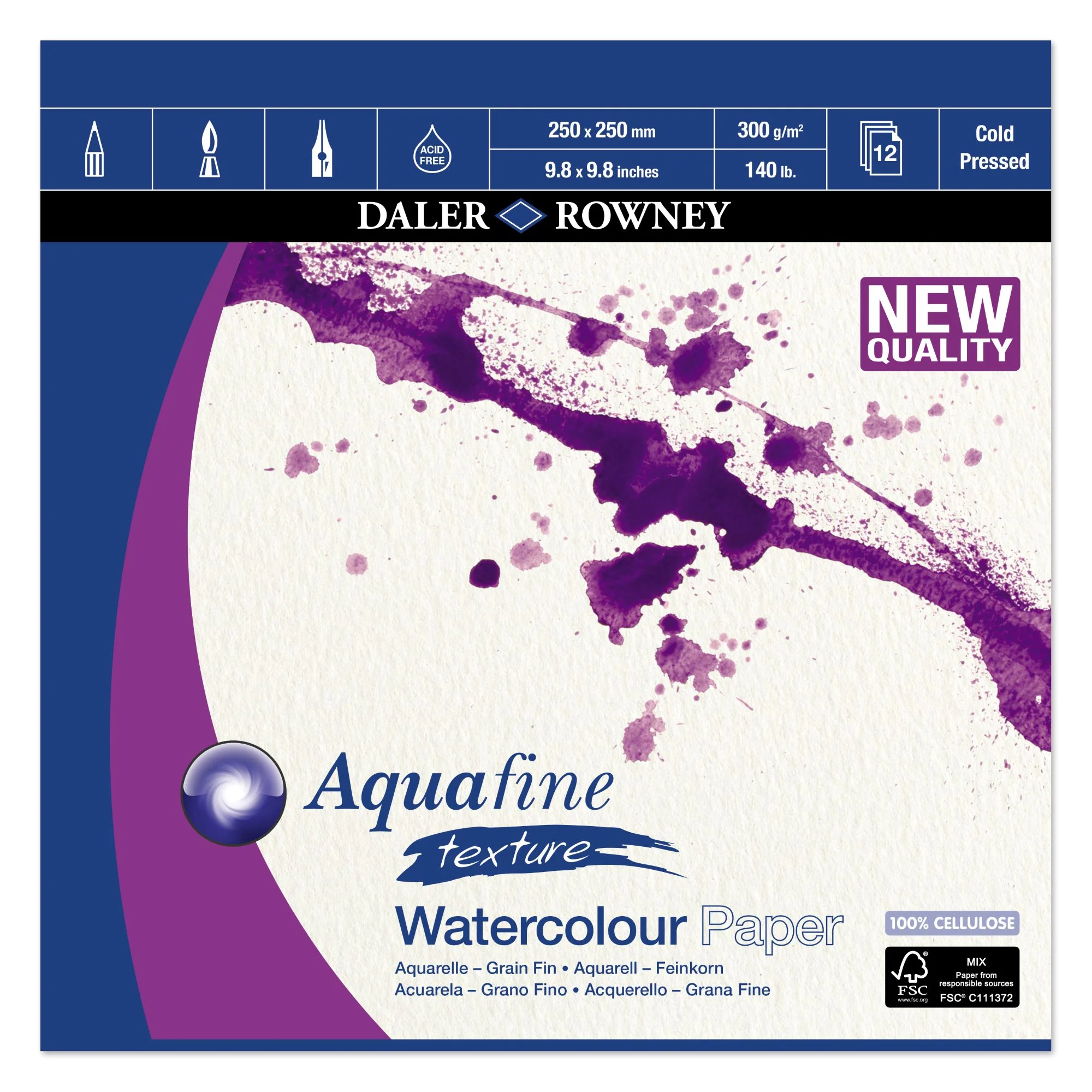 Daler Rowney Aquafine Watercolour Pad - Image 4