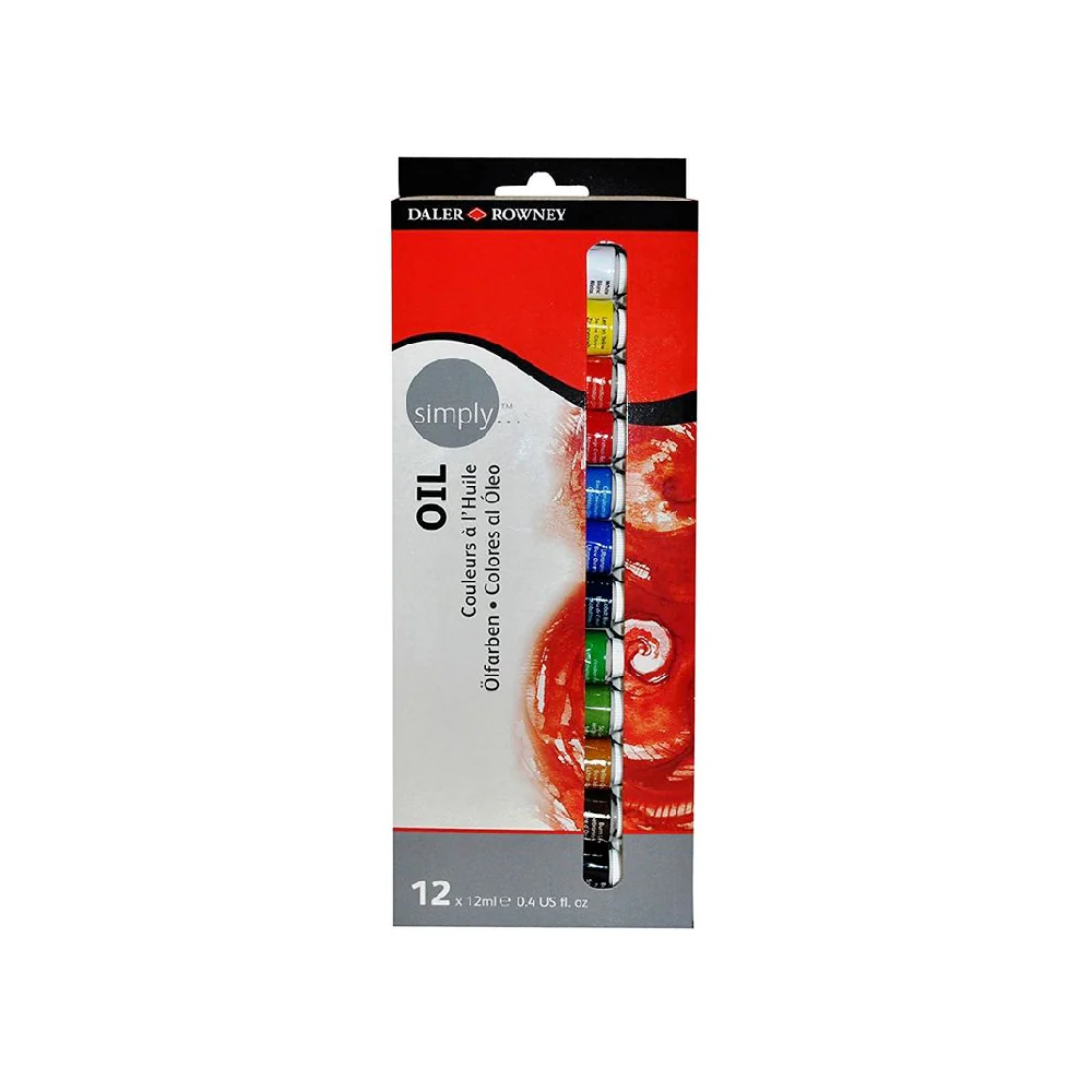Simply Oil Paint Set 12 x 12ml