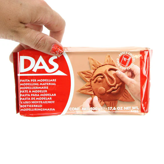 DAS Modelling Clay Terracotta 500g - Image 2