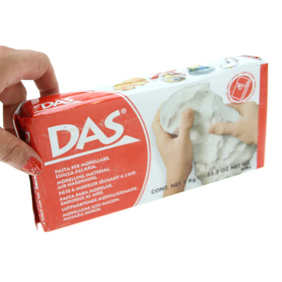 DAS Modelling Clay White 1kg - Image 2