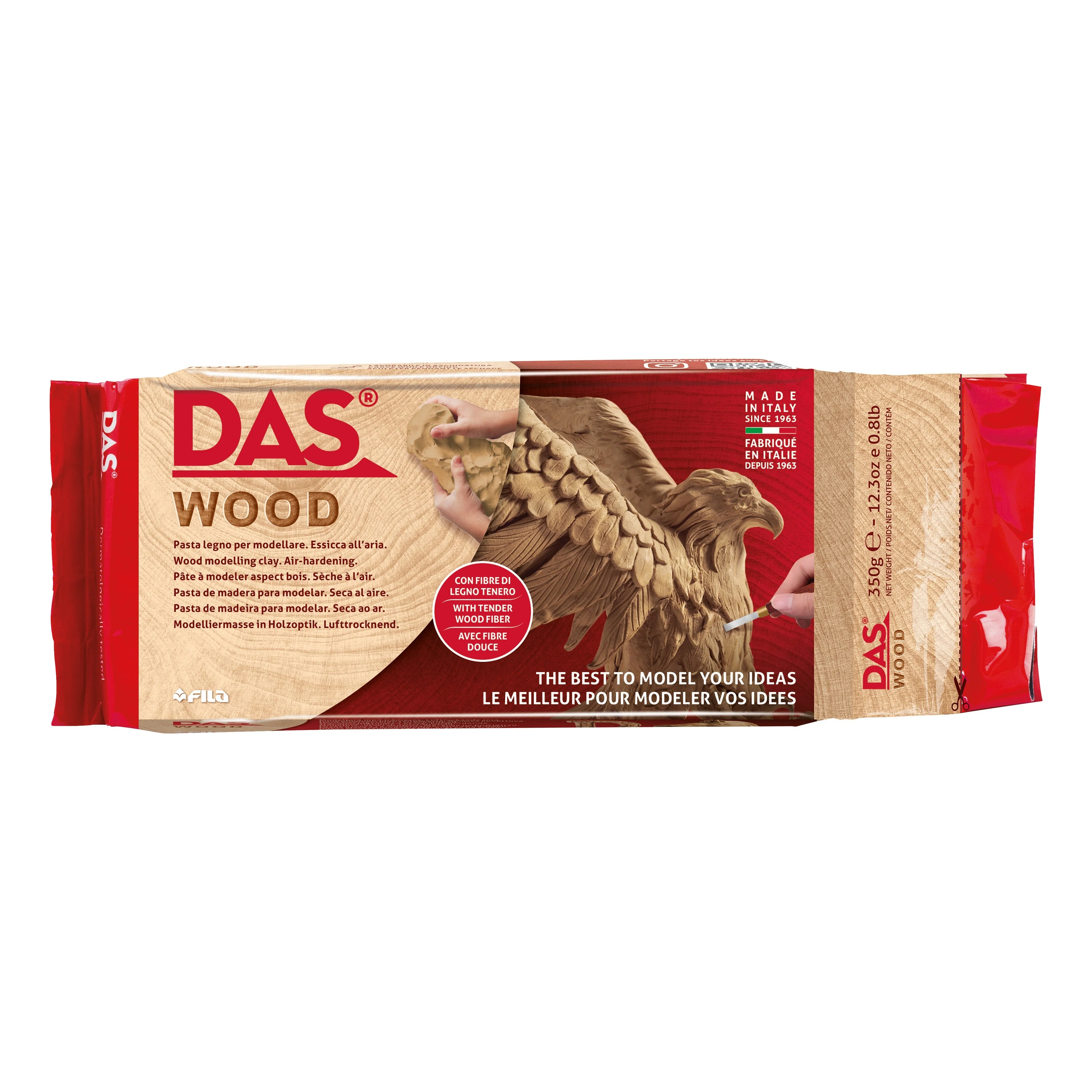 DAS Modelling Clay Wood 350g - Image 2