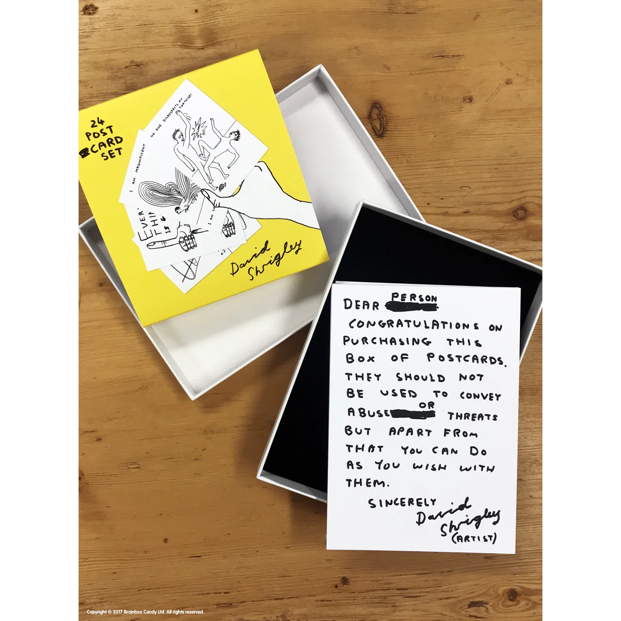 David Shrigley Postcard Box – Set 1 (24 pcs) - Image 2