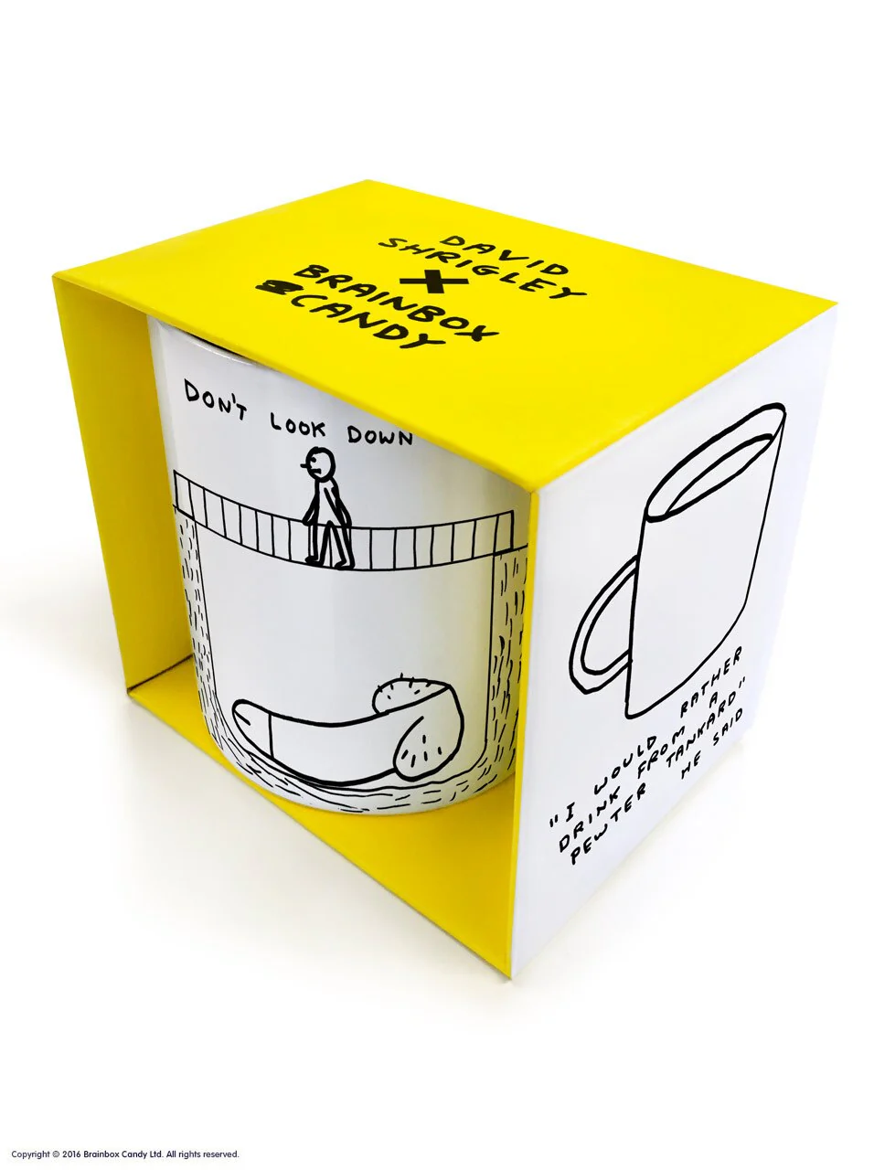 David Shrigley Mug – Don't Look Down - Image 2