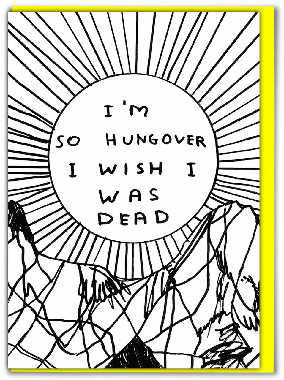 David Shrigley Card – Hungover