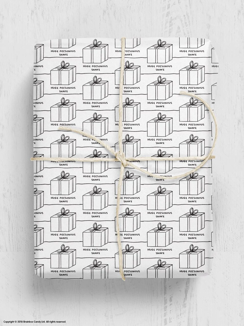 David Shrigley Wrapping Paper – Poisonous Snake - Image 2