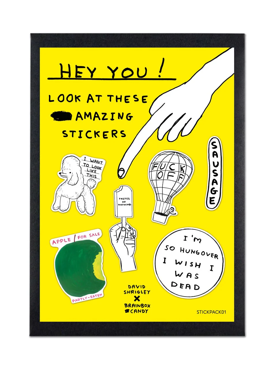 David Shrigley Stickers – Set 1