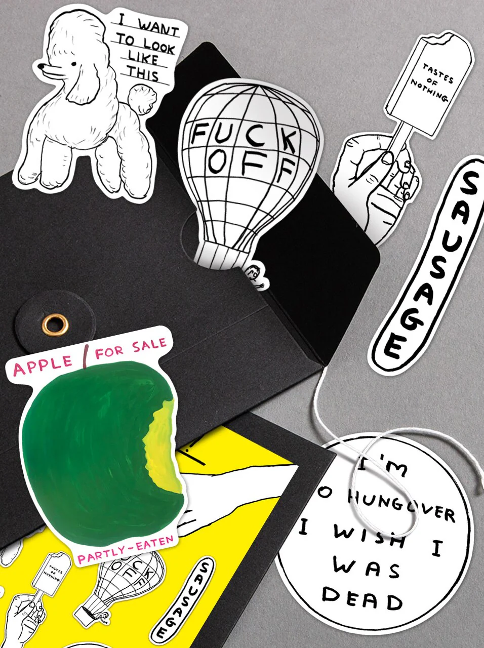 David Shrigley Stickers – Set 1 - Image 2