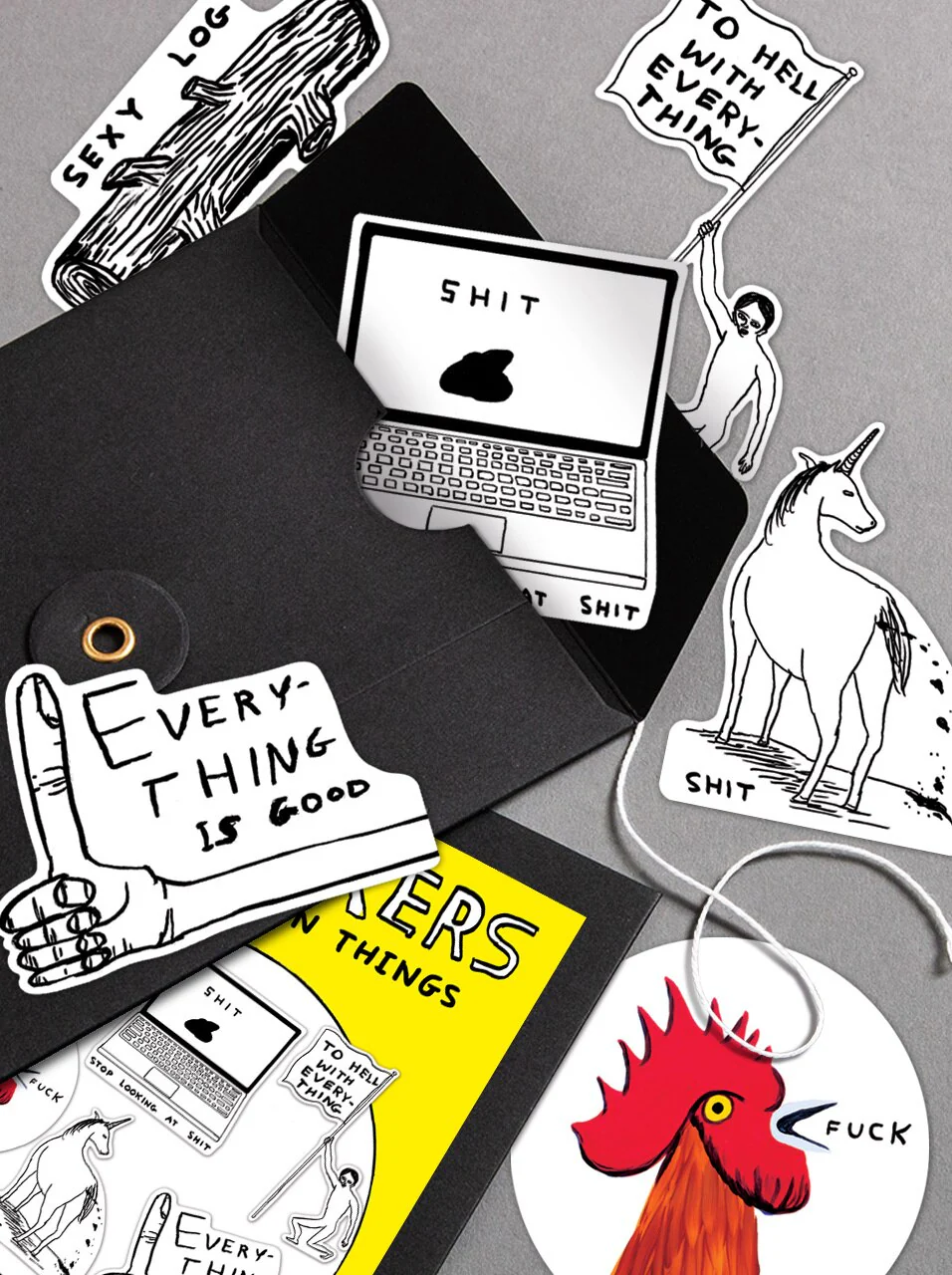 David Shrigley Stickers – Set 2 - Image 3