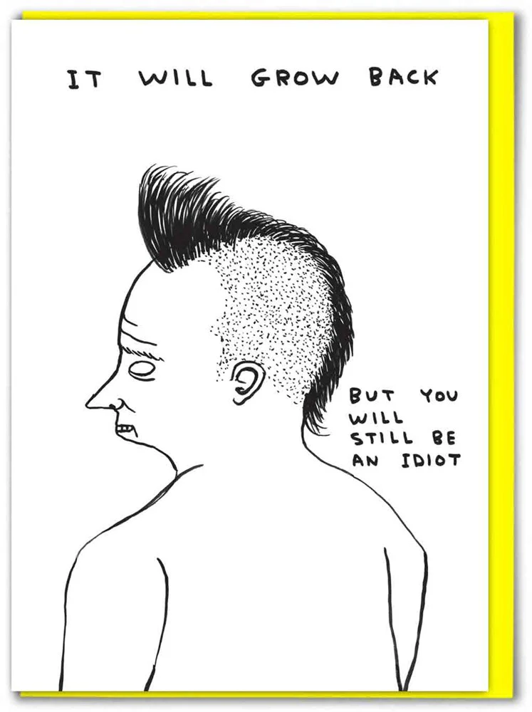 David Shrigley Still Be An Idiot Card