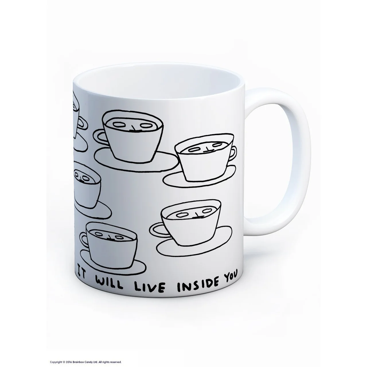 David Shrigley Mug – The Tea Is Alive - Image 3