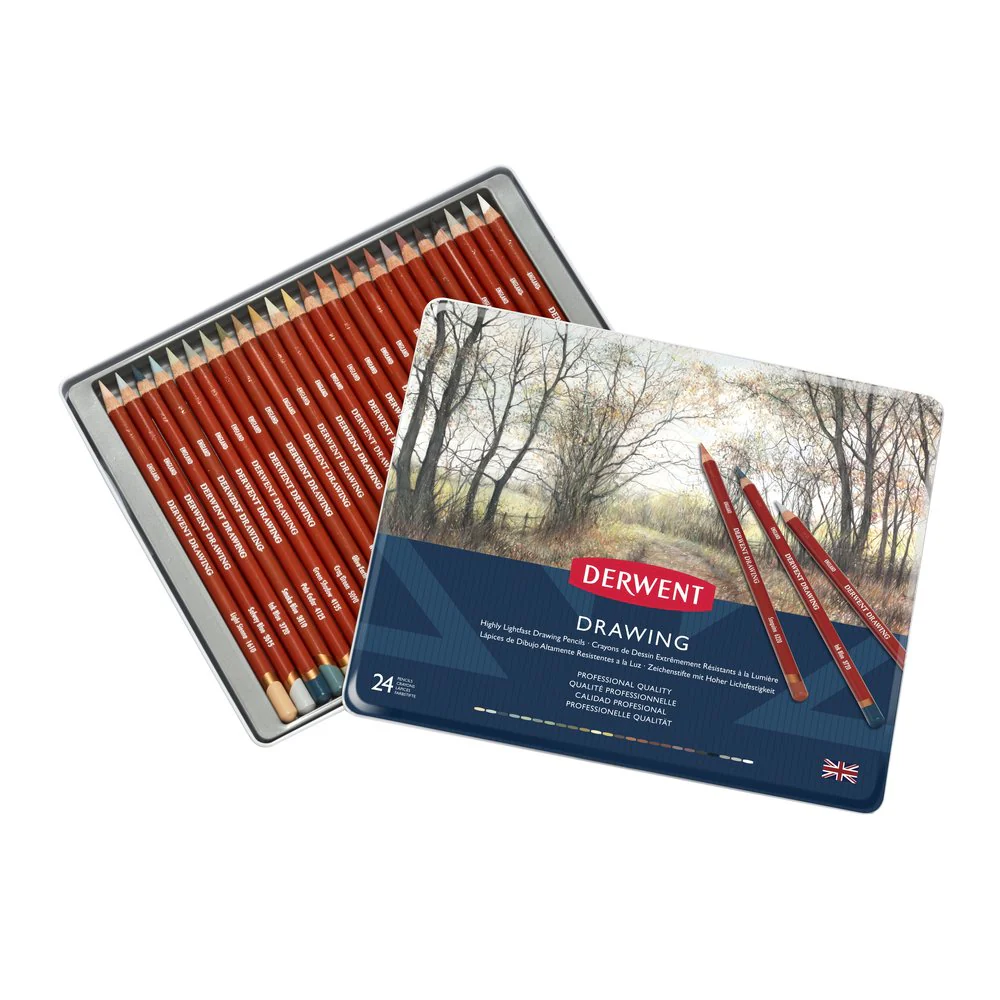 Derwent 24 Drawing Tin Set - Image 2