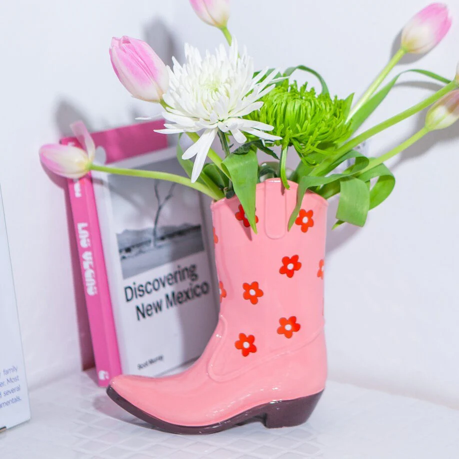 DOIY Rodeo Cowboy Boot Vase - Image 2