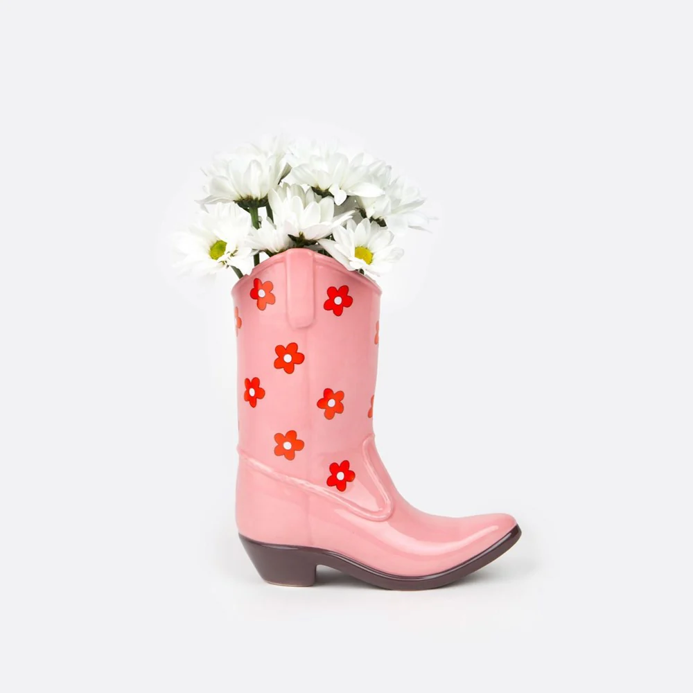 DOIY Rodeo Cowboy Boot Vase - Image 3