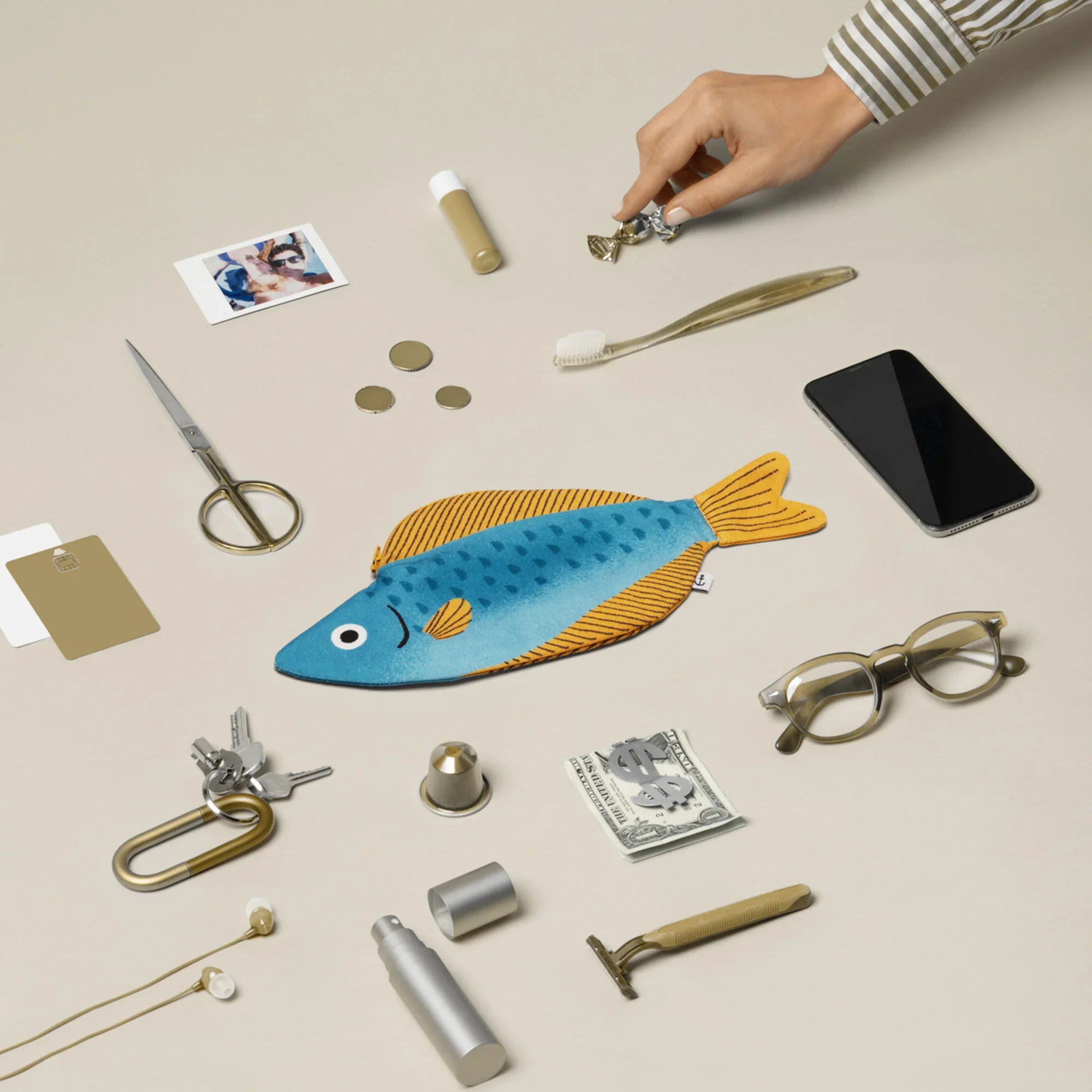 Don Fisher Codfish Purse - Blue - Image 3