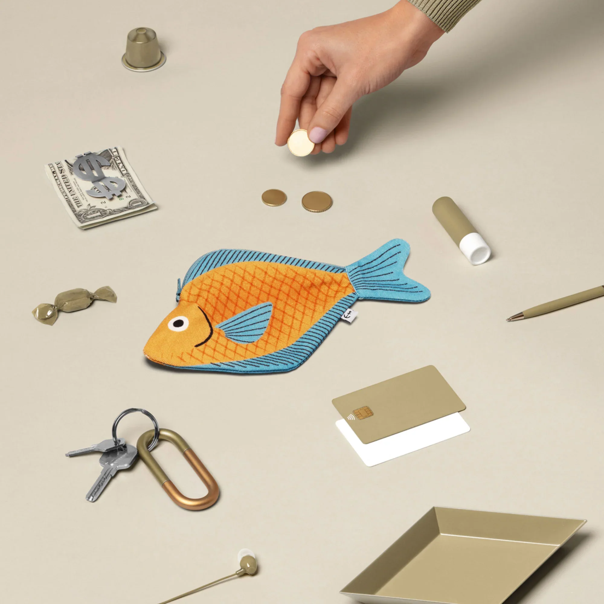 Don Fisher Seabream Purse - Yellow - Image 3