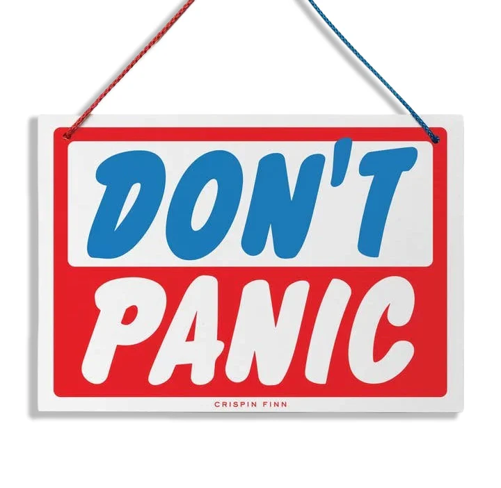 Don't Panic / Do Panic Hanging Sign - Image 2