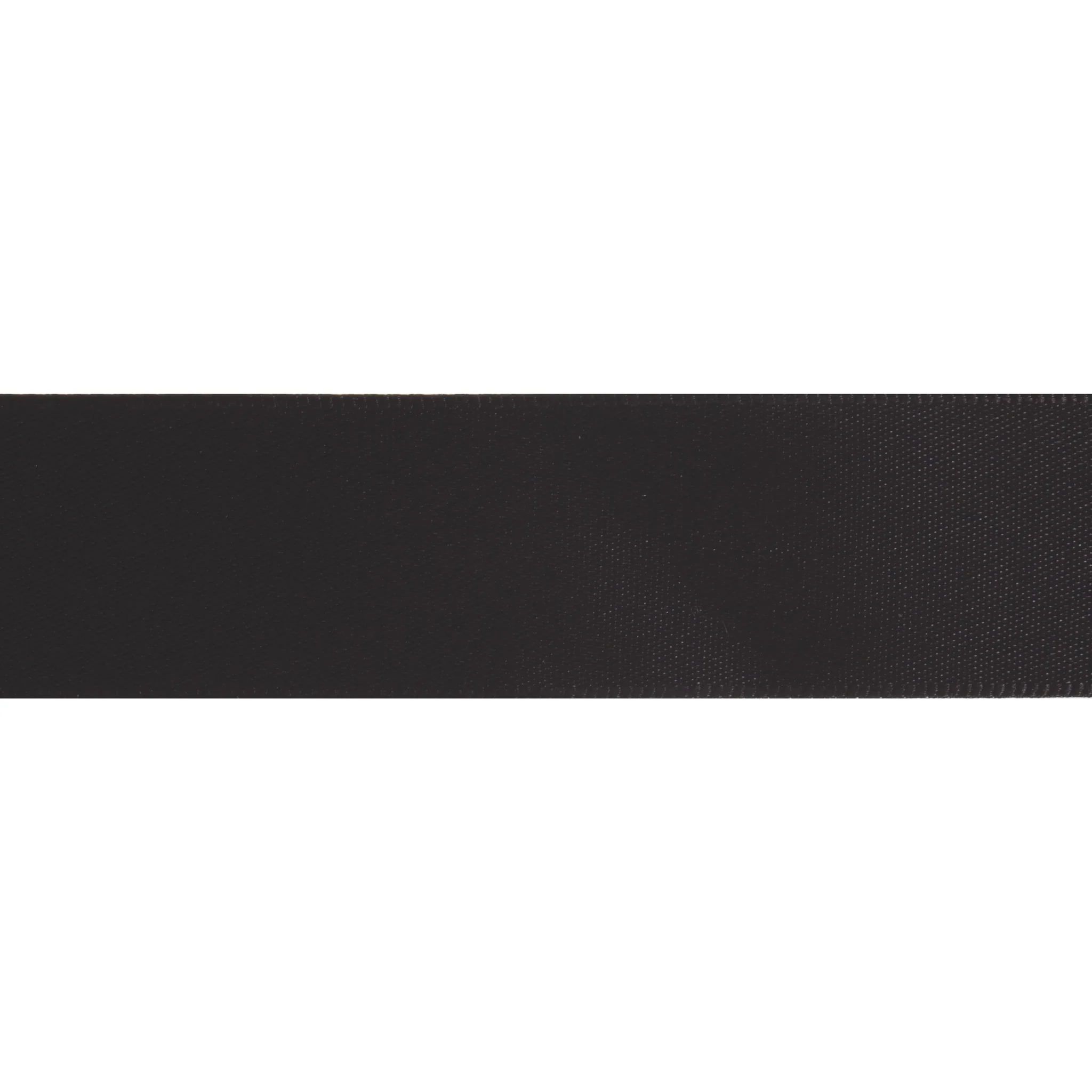 Double-Face Satin - 5m x 12mm - Black