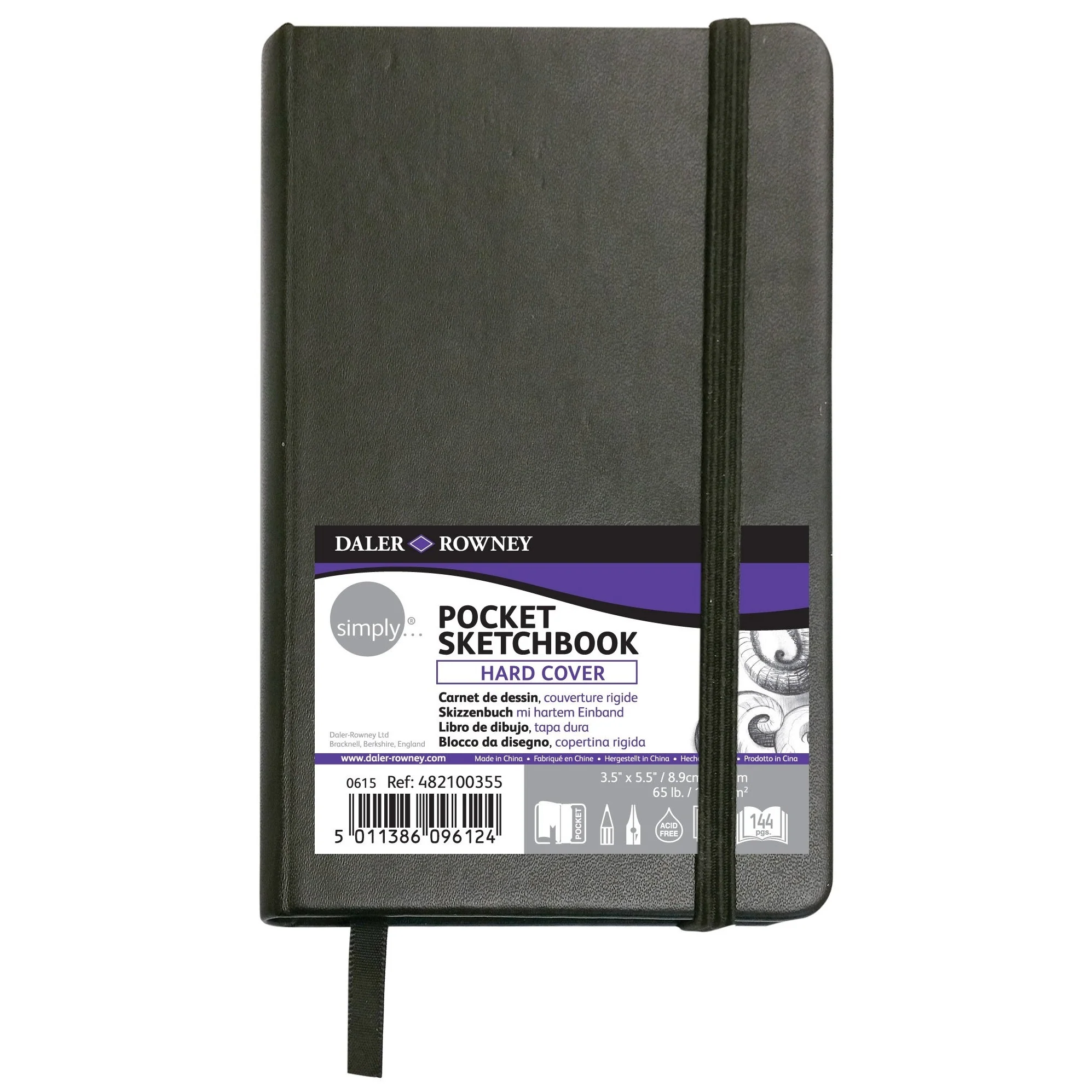 Simply Pocket Sketchbook Hard Cover