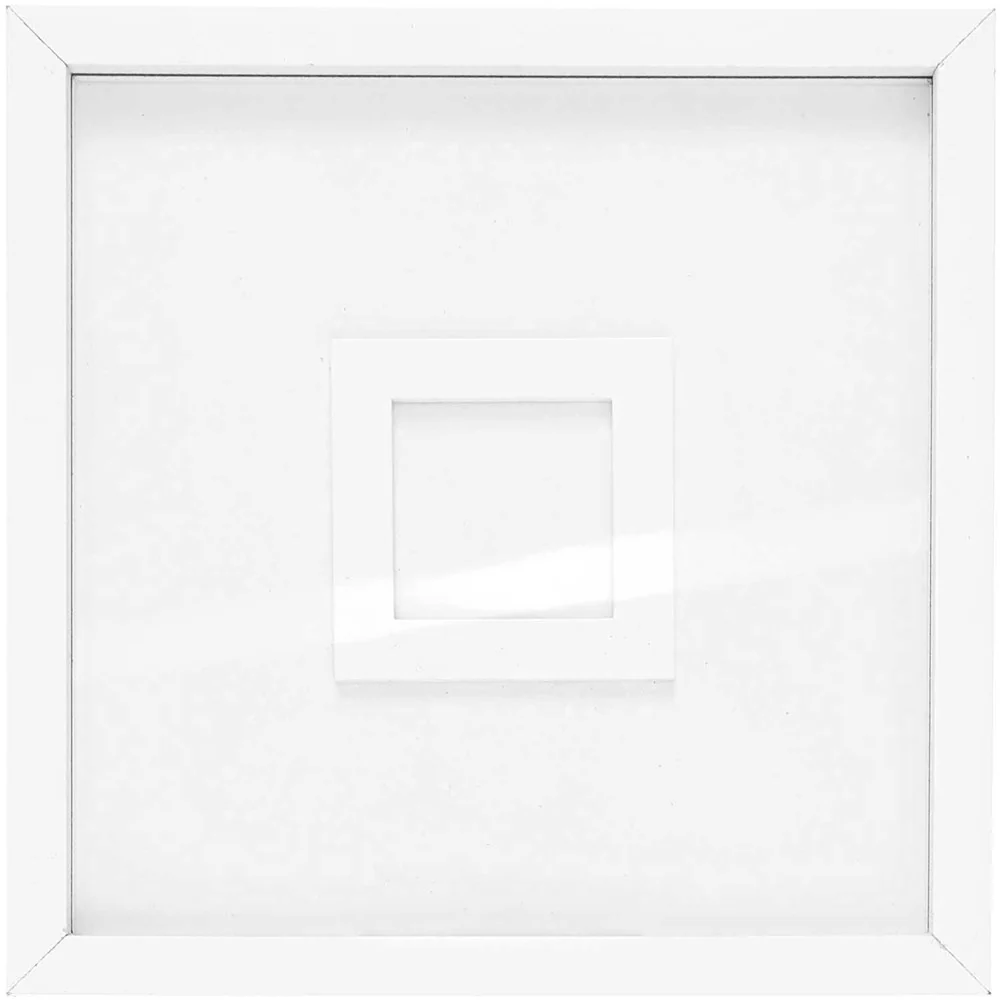 Made By Me Drop Top Frame White 20 x 20cm