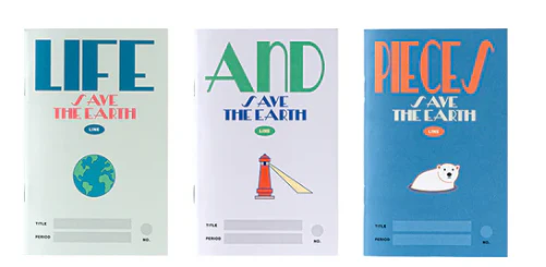 Livework: Life & Pieces Mini Note Set - Lined/Earth