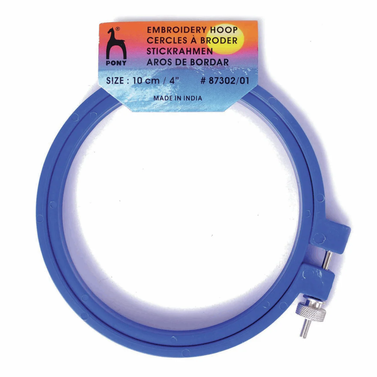 Embroidery Hoop Blue
