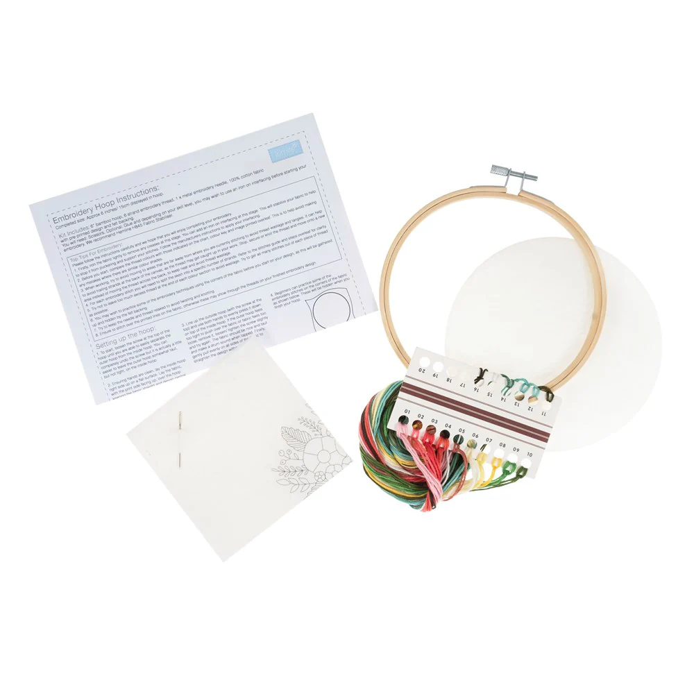 Embroidery Hoop Kit - Rose - Image 3