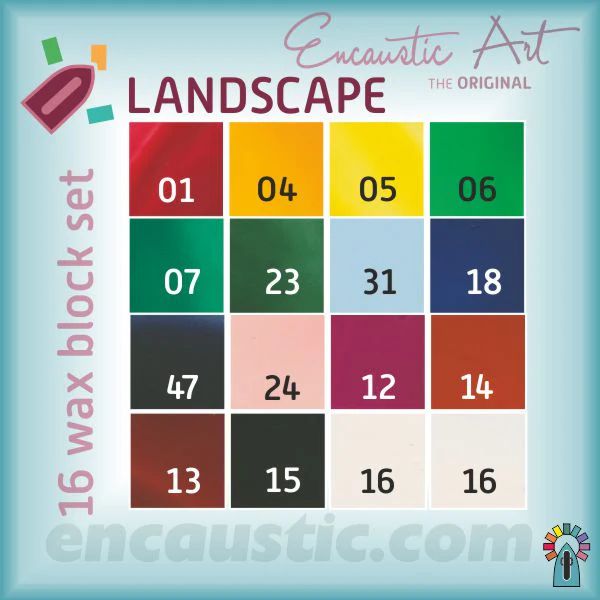 Encaustic Art - Landscape Selection Wax Blocks - Image 2
