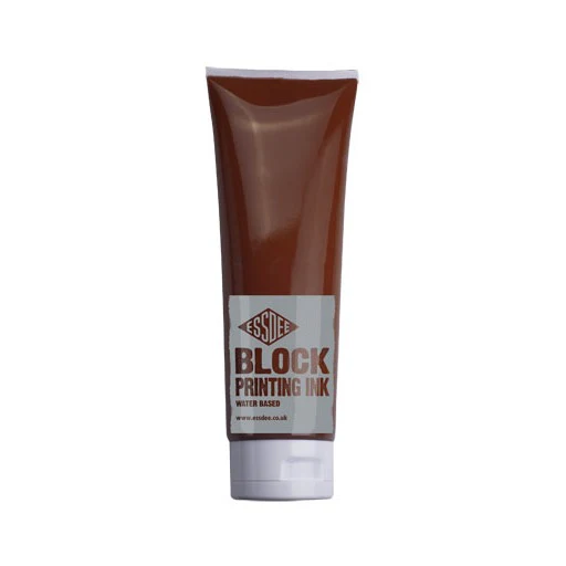 Essdee Block Printing Ink Burnt Sienna 300ml