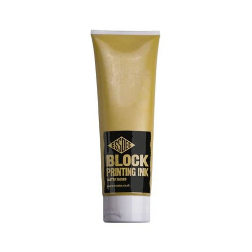 Essdee Block Printing Ink Pearlescent Yellow 300ml