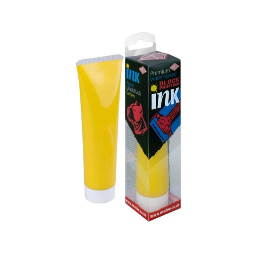 Essdee Premium Water-based Block Printing Ink Brilliant Yellow 100ml