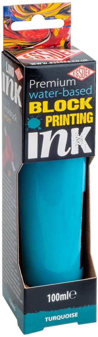Essdee Premium Water-based Block Printing Ink Turquoise 100ml