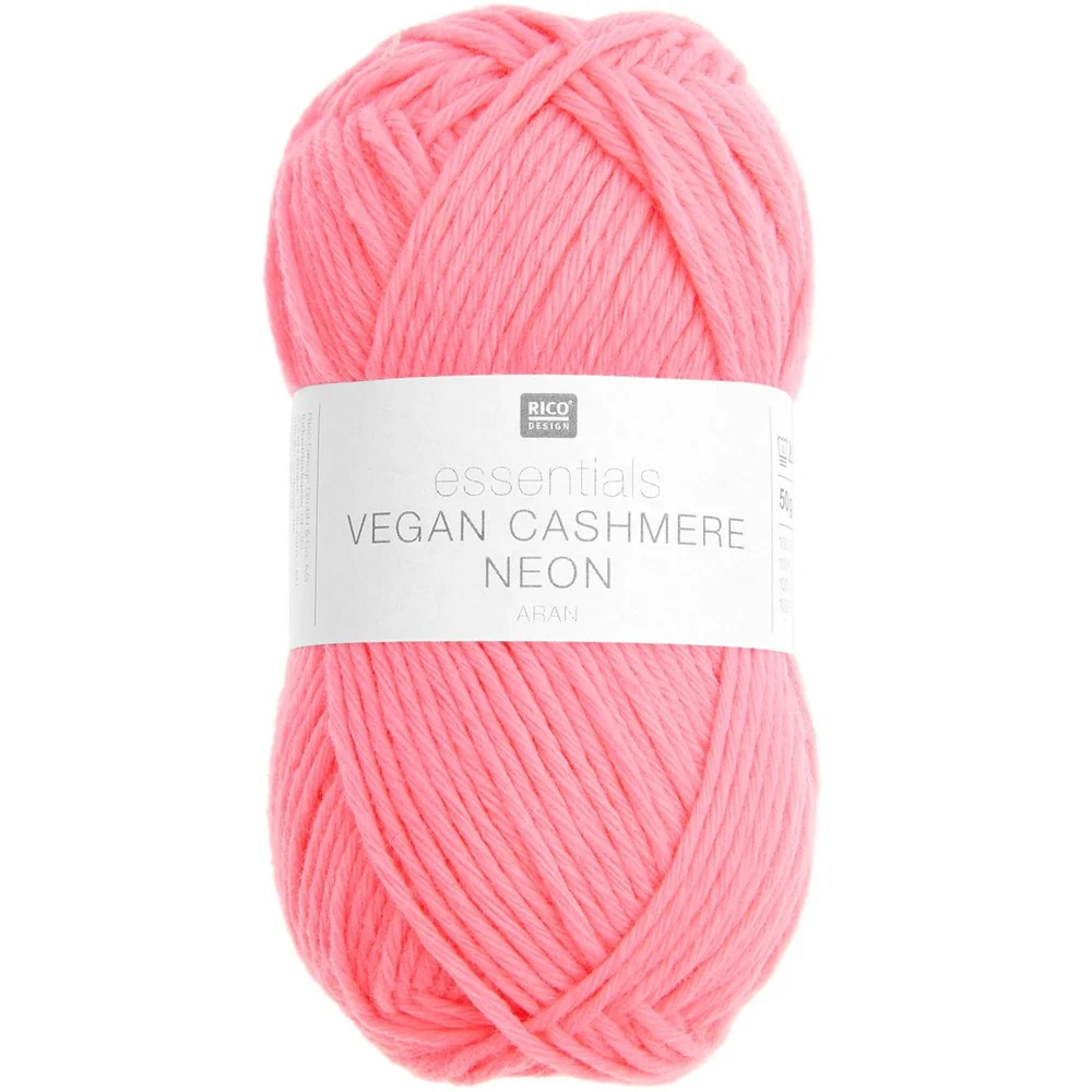 Essentials Vegan Cashmere Neon Aran - Image 2